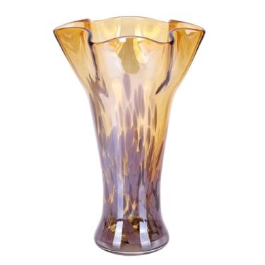 Imagem de Vasos de vidro para flores (âmbar dourado)