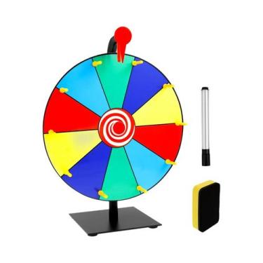 Imagem de Roda De Prêmios Interativa DIY, Tabuleiro De Roleta Apagável Com Canet