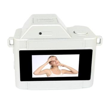 Imagem de Zopsc Mini Câmera de Chaveiro, Tela de 0,96 Polegadas 1080P 12MP Câmera retrô Portátil Com Luz de Preenchimento LED para Gravação de Vídeo de Festa de Vlog de Viagem, Suporte até 128 (PINK)