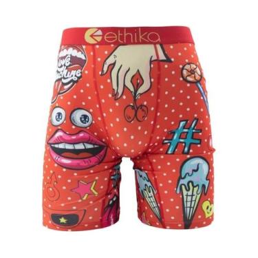 Imagem de Cuecas Boxer Respiráveis plus Size Para Homens ETHIKA, Roupa De Banho 