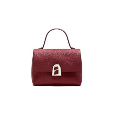 Imagem de Bolsa de ombro feminina de couro LA FESTIN, mini bolsa transversal, perfeita para encontros e ocasiões formais, Vermelho