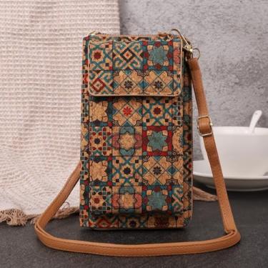 Imagem de Boêmio Bolsas Pequenas para Mulheres Bolsa de Alça Transversal Carteira Celular Capa Cruzada Flor com Bolso