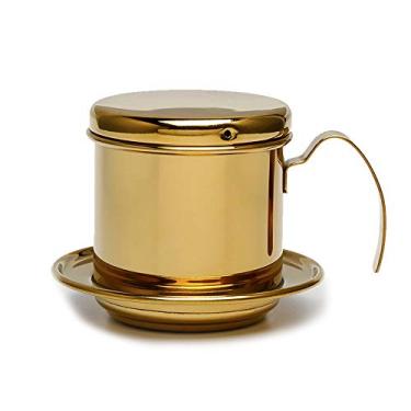 Imagem de Ainoli filtro de café vietnamita, aço inoxidável, cafeteira portátil, inserção por gravidade para escritório, uso doméstico, café