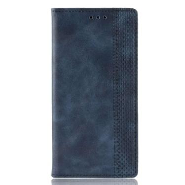 Imagem de Capa para Samsung Galaxy Z Fold2 5G,Capa de caso de flip de couro para Samsung Galaxy Z Fold2 5G Case,Caso de telefone de carteira,Caso de telefone de carteira com slots de cartão -Blue