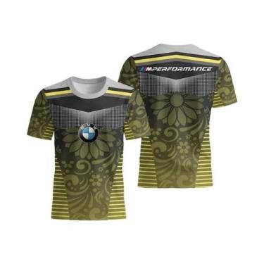 Imagem de Camiseta Infantil De Verão BMW M Power Anime Racing Motorcycle Vintage