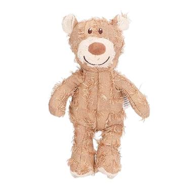 Imagem de Brinquedos de pelúcia para cães com ursinho de pelúcia, brinquedo de mastigar fofo interativo resistente à mordida brinquedos para cães (amarelo)