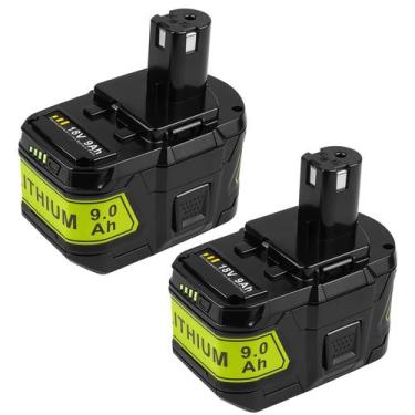 Imagem de Bateria Futurebatt 9.0Ah 18V de substituição, pacote com 2