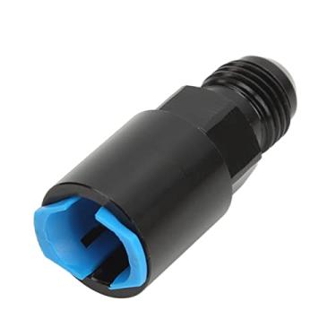 Imagem de Cryfokt Adaptador EFI Preto Anodizado de Desconexão Rápida Encaixe de Linha de Combustível para Filtro de Combustível e Trilho de, Feito de Liga de Alumínio 6061-T6, Ajuste Adequado para Corridas