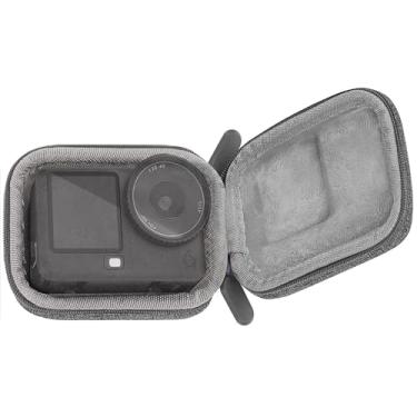 Imagem de Geekria Estojo de transporte para Osmo Action 6, bolsa de armazenamento compacta portátil compatível com DJI Osmo Action 5 Pro, capa protetora 4, 3, estojo de armazenamento com alça de pulso