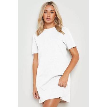 Imagem de Vestido Camisetão Roupa Blusao Feminino Camisa Mulheres Top - Slim Fit