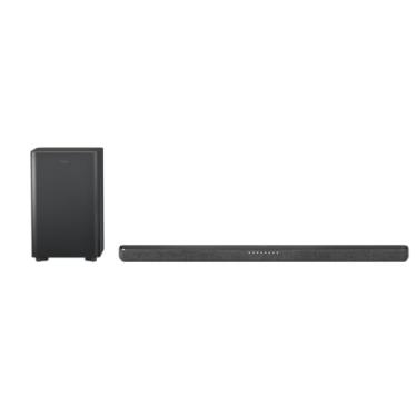 Imagem de Philips Barra de som TAB6200 de 2.1 canais com subwoofer sem fio, Dolby Atmos, DTS Virtual: X, som surround de 240 W, HDMI eARC, Bluetooth 5.3 com áudio LE, Roku TV Ready, design ultrafino, montável