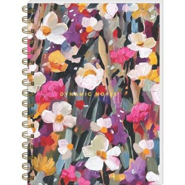 Imagem de Caderno Colegial 1M Dynamic Notes Capa Dura 80 Folhas Tamanho 18,3x24,9 cm (Flores)