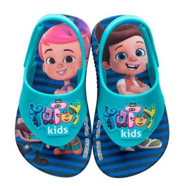Imagem de Sandália Infantil Totoy Kids Masculina Confortável Lançamento, 17/18