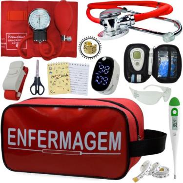Imagem de Kit Enfermagem Aparelho Pressão Esteto Frete Grátis Promocao - Love Sa