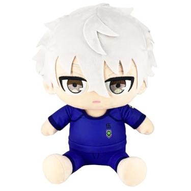 Imagem de Great Eastern Entertainment Blue Lock Manga - Moletom Nagi Seishiro com pose sentada de pelúcia 30,5 cm A