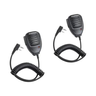 Imagem de Microfone De Alto-Falante Para Walkie Talkie Portátil Baofeng UV-5R BF