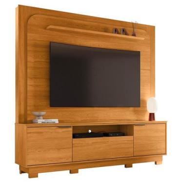 Imagem de Estante Home Theater Nilo para TV até 75 com Pés - Madetec, Cinamomo