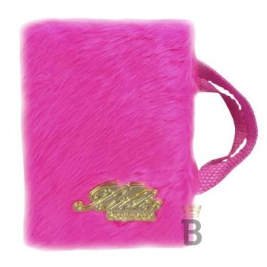 Imagem de Bíblia Pequena Luxo Com Alça Pelucia Capa Pink - REI DAS BIBLIAS