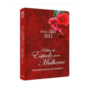 Imagem de Bíblia de estudo mulher guiada-capa dura- romã - BV BOOKS