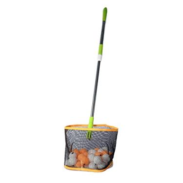 Imagem de Pegciuho Rede Telescópica Ajustável para de Bolas de Tênis de Mesa (tipo Concha) para Prática de Balé, Amarelo