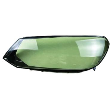 Imagem de Compatível com vw touareg 2011 2012 2013 2014 acessórios do carro transparente farol sombra capa abajur escudo lente(Left)
