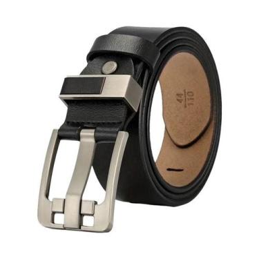 Imagem de Cinto Masculino plus Size Grande 130-170cm Fivela Vintage De Liga De A