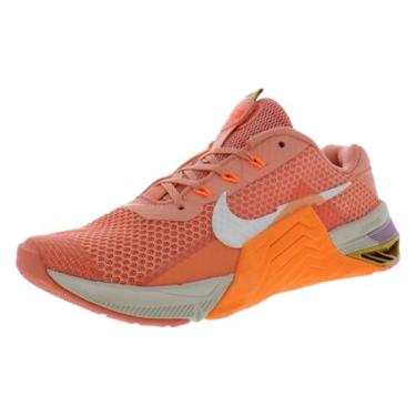 Imagem de Nike Sapato de Treinamento Metcon 7 Feminino, Carmesim Bliss/Sail, 7.5