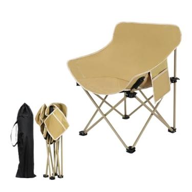 Imagem de Cadeira Plegável Portátil Leve Banqueta de Camping - Praia com Estrutura Suporte Liga Experiência Sentar em Rede Design Sacolas Compras Fácil Transportar