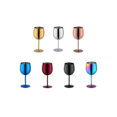 Imagem de Bicos de licor de aço inoxidável dispensador de garrafa de vinho rolha com taça de champanhe copo de vinho bar de copo de coquetel de vinho (tipo d)