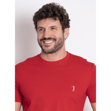 Imagem de Camiseta Vermelha Lisa Aleatory-Masculino