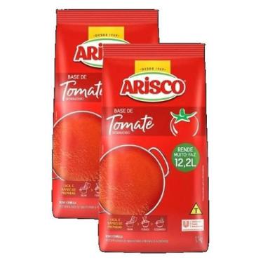 Imagem de Kit 2 Base De Tomate Desidratado Arisco Bag 1,1Kg