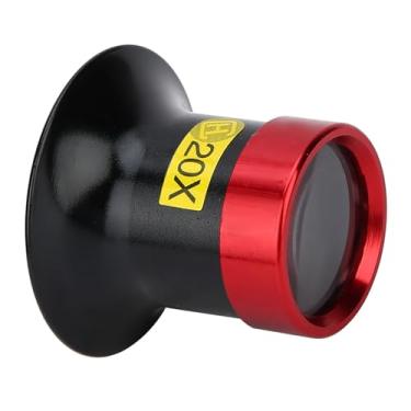 Imagem de ZJchao Lupa 20X para Reparo de Relógio, Ferramenta de Manutenção, Relojoeiros Profissionais, Joalheiros, Vidro óptico de Liga de Alumínio, 3,2 Cm de Altura e 2,5 Cm de Diâmetro