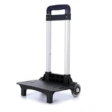 Imagem de Carrinho para Mochila Escolar em Alumínio com Rodas de Silicone, Estrutura Ajustável com Plataforma Antiderrapante, Menino