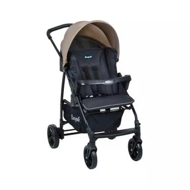 Imagem de Carrinho de Bebê Burigotto Ecco Cinza e Bege 0 a 15kg