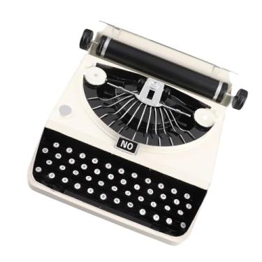 Imagem de Cosiki Vintage Artesanal Retro Modelo de Máquina de Escrever Premium Ferro Ornamento para Estúdios Escritórios, 12.2x12.2x4.72in
