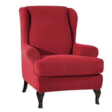 Imagem de de Sofá Poltrona Asa Tecido Elástico Capa Elástica Poliéster Espandex Protetor Móveis