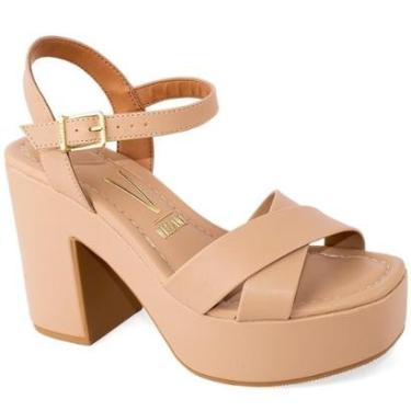 Imagem de Sandália Vizzano Salto Alto Grosso Elegante Moderno 6541-Feminino