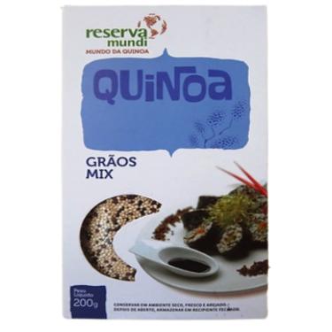 Imagem de Kit 2X: Quinoa em Grãos Mista Sem Glúten Reserva Mundi 200g