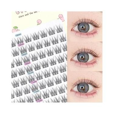 Imagem de Cílios Postiços Grandes E Naturais De Girassol Com Faixa Transparente 