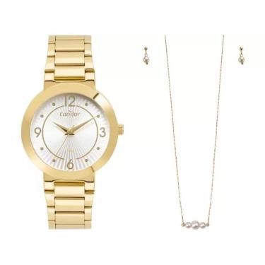 Imagem de Kit Relógio Condor Feminino Analógico COPC21AEAO/K4B