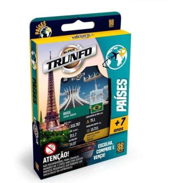 Imagem de Jogo De Cartas Super Trunfo Países - Grow 1403