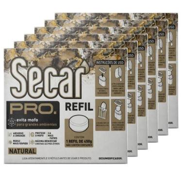 Imagem de 6 Refis Para Anti Mofo Secar Container Pro Alta Duração 450G