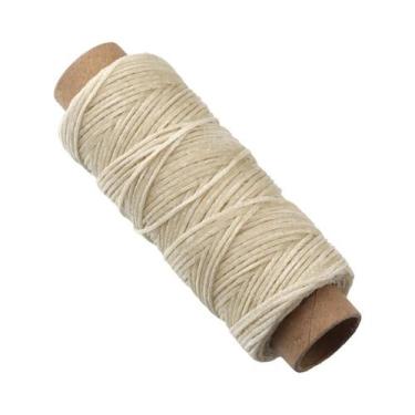Imagem de Fio De Poliéster Encerado Plano 150D De 1mm E 50 Jardas Para Artesanat