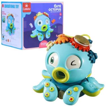 Imagem de Brinquedo Polvo Educativo Sensorial Infantil Cores - Castela - Castela