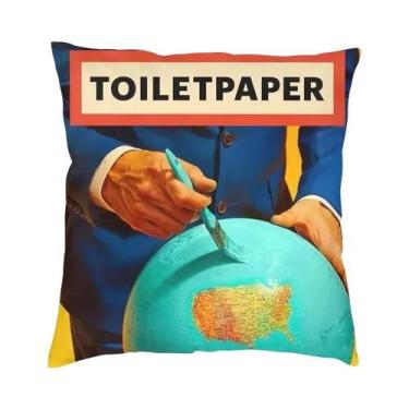 Imagem de Capa De Almofada Quadrada Com Estampa 3D De Natal, Dupla Face, Para De