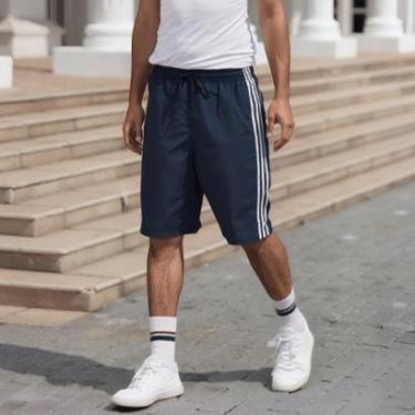 Imagem de Bermuda Tactel Masculina Treino Bolso Traseiro 381 - P-Masculino