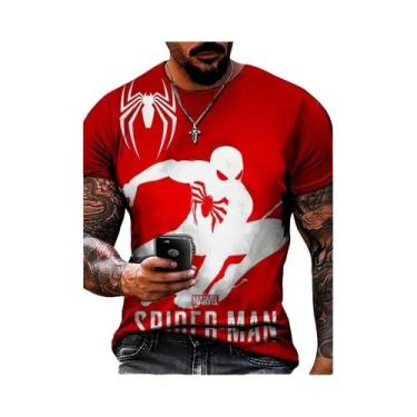 Imagem de Camiseta Masculina Impressa Em 3D Marvel Venom, Casual, Moderna, Stree