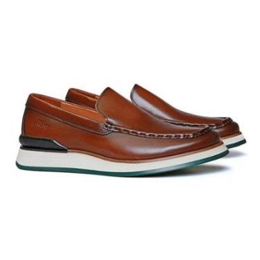 Imagem de Sapato Casual Milenium Masculino Naturalle Tabaco Samello-Masculino