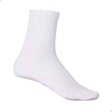 Imagem de Meia Masculina Esportiva Selene Branca, Bc, Branco, 44/48