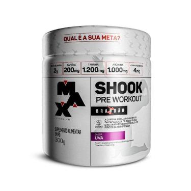 Imagem de Pré Treino Shook Rafael Brandão 300g - Max Titanium-Unissex